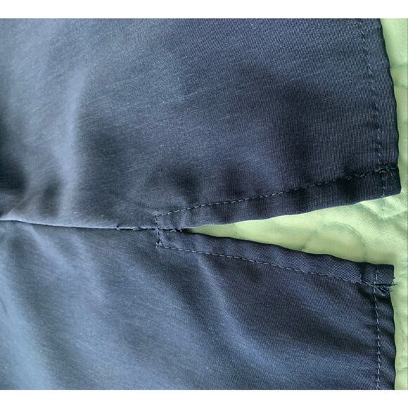 SUSAN GRAVER TOP WOMENS, 1X, SLEEVELESS PULLOVER, NAVY BLUE, NWOT SLITS ON SIDES - Picture 7 of 9